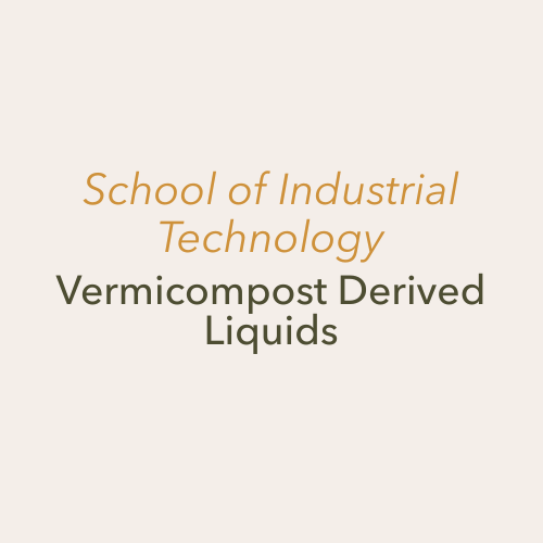 Vermicomposting Derived Liquids: Fertigation Potential in Urban Farming
