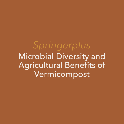 Microbial diversity of vermicompost bacteria that exhibit useful agricultural traits and waste management potential