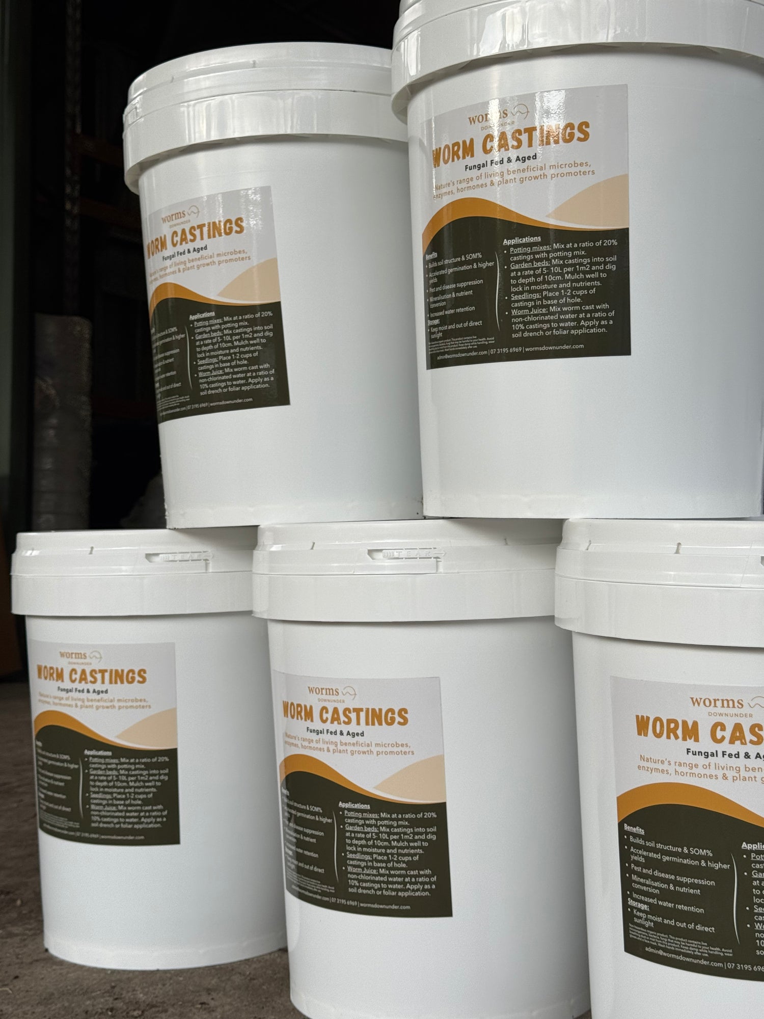 Fungal Fed Worm Castings